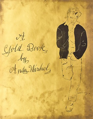 Lot 233 - WARHOL, ANDY A Gold Book. [New York: Privately...
