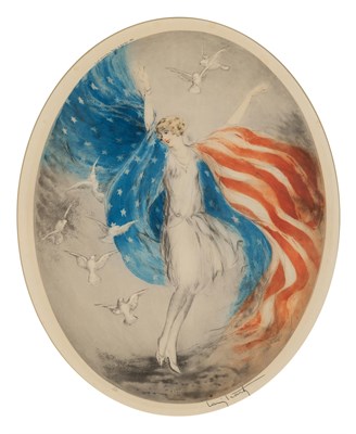 Lot 60 - Louis Icart (1880-1950) MISS AMERICA...