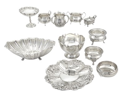Lot 243 - Group of Sterling Silver Table Articles