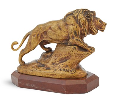 Lot 281 - Clovis Edmond Masson Gilt Bronze Figure of a...