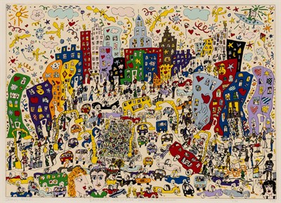 Lot 163 - James Rizzi (1950-2011) EASTSIDE, WESTSIDE,...