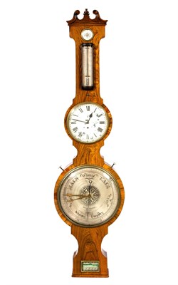 Lot 716 - Regency Rosewood Barometer First quarter 19th...