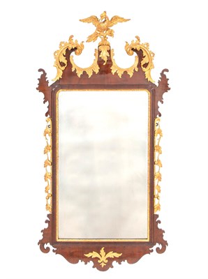 Lot 636 - George II Parcel-Gilt Mahogany Mirror 18th...