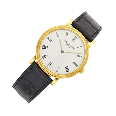 Lot 1129 - Patek Philippe Gentleman's Gold 'Calatrava' Wristwatch