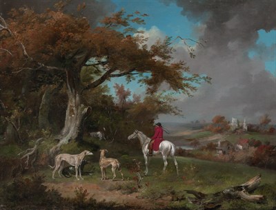 Lot 1003 - Attributed to James Ward A Hunstman and Hounds...