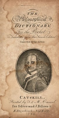 Lot 275 - VOLTAIRE, FRANÇOIS-MARIE AROUET. The...