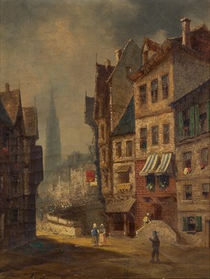 Lot 24 - French School 19th/20th Century Paris Street...