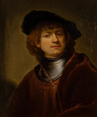 Lot 510 - After Rembrandt van Rijn 19th Century Portrait...