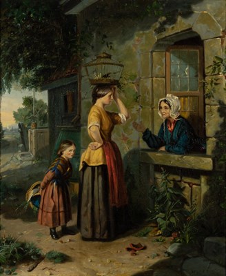 Lot 6 - Albert Fitch Bellows American, 1829-1883 Bird...