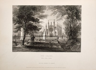 Lot 44 - SMILLIE, JAMES and CORNELIA W. WALTER
Mount Auburn Illustrated...