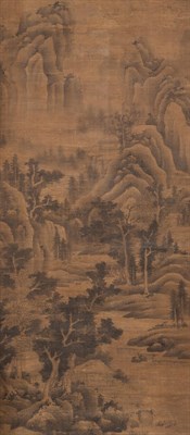 Lot 138 - A Large Chinese School Painting After Wu Zhen
