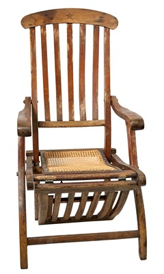 Lot 67 - A White Star Line Steamer Deck Chair