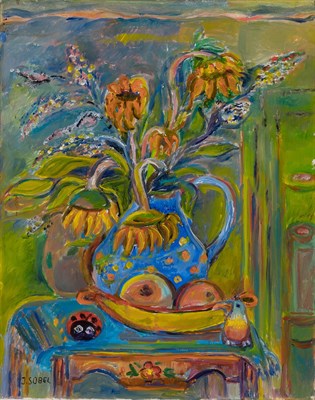 Lot 58 - Jehudith Sobel Polish, 1924-2012 Still Life...