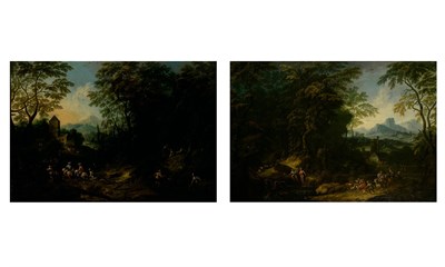 Lot 517 - Johann Jacob Hartmann Czech, 1680-1730 Hunters...