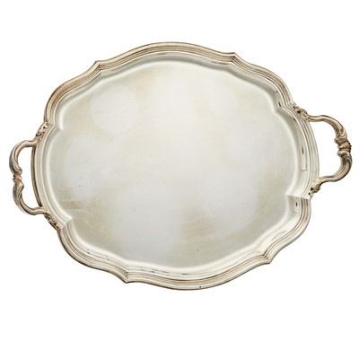 Lot 41 - Puiforcat Sterling Silver Two-Handled Tray