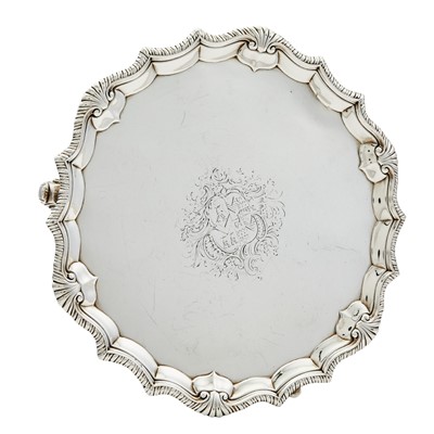 Lot 11 - George II Silver Salver