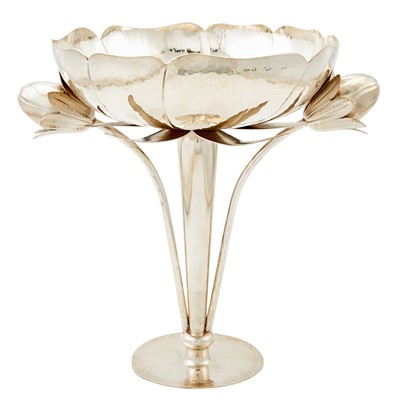 Lot 65 - Pampaloni Sterling Silver Lotus-Form Compote