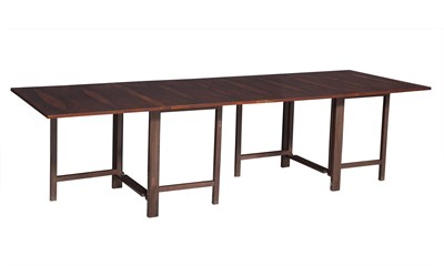 Lot 347 - Bruno Mathsson Rosewood Maria Folding Drop Leaf Dining Table
