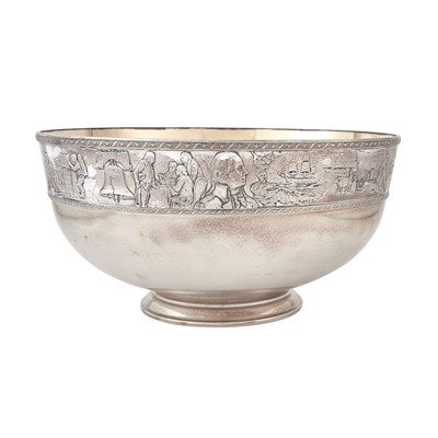 Lot 505 - Franklin Mint Sterling Silver Bicentennial Punch Bowl