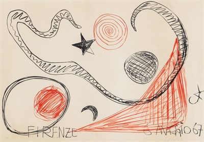 Lot 33 - Alexander Calder (1898-1976) FIRENZE Color...