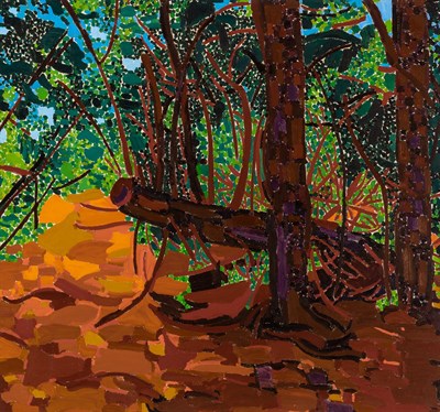 Lot 613 - Lynne Drexler American, 1928-1999 Forest Edge,...