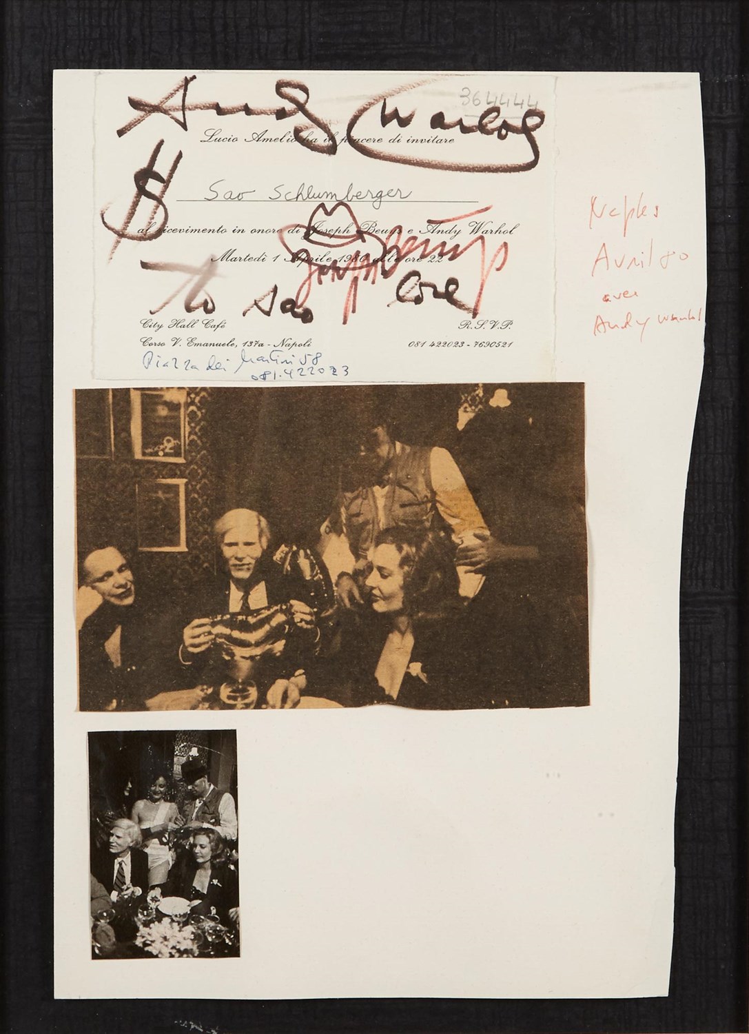 Lot 235 - WARHOL, ANDY and BEUYS, JOSEPH