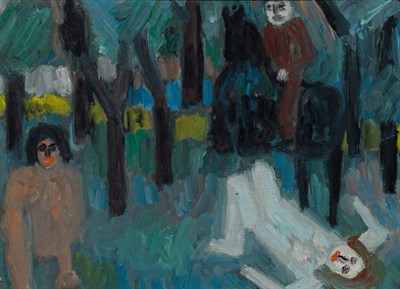 Lot 569 - Jan Muller German/American, 1922-1958 Figures...