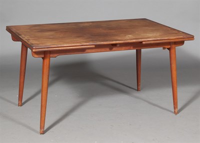 Lot 329 - Hans Wegner for Andreas Tuck Teak Model AT-312 Draw Leaf Dining Table
