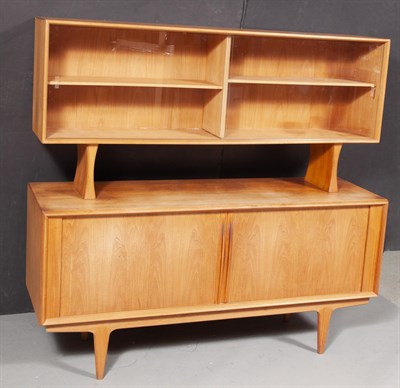 Lot 327 - Bernhard Pedersen & Son Teak Model 142 Sideboard with Open Shelves