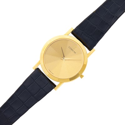 Lot 233 - Corum Gold Wristwatch