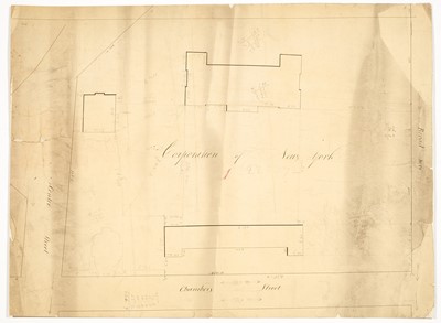 Lot 64 - Two early survey maps showing today's City Hall Park