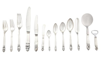 Lot 279 - Georg Jensen Sterling Silver Acorn Pattern...