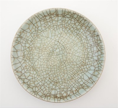 Lot 84 - A Chinese Ge Type Porcelain Dish