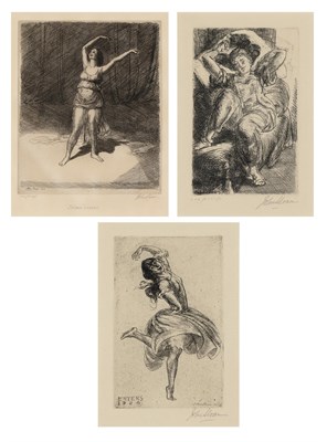 Lot 172 - John Sloan (1871-1951) ISADORA DUNCAN; CONTRE...