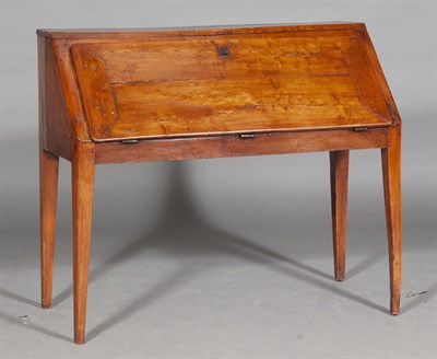 Lot 164 - Provincial Oak Slant Front Desk Height 36 1/4...