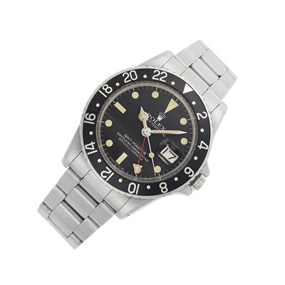 Lot 36 - Rolex Gentleman's Stainless Steel 'GMT-Master' Wristwatch, Ref. 1675