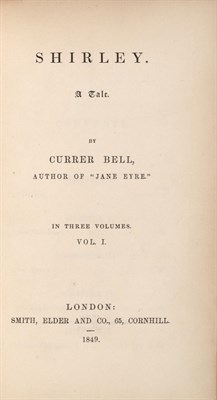 Lot 90 - [BRONTE, CHARLOTTE] BELL, CURRER, [pseud]...
