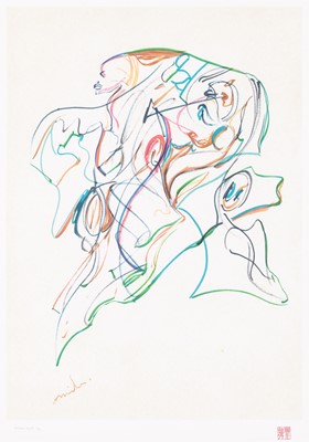 Lot 5149 - A print by Jazz legend Miles Davis