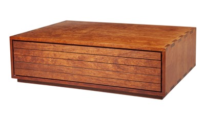 Lot 140 - Custom Bubinga Coffee Table