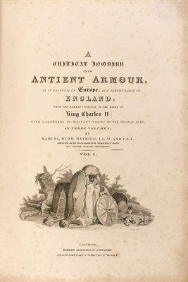Lot 28 - MEYRICK, SAMUEL RUSH A Critical Inquiry into...
