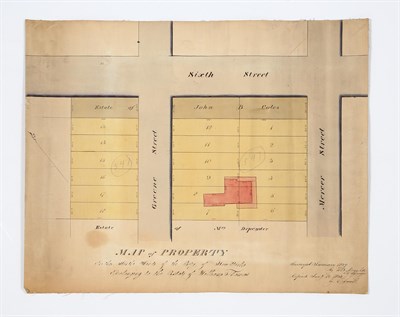 Lot 319 - [MAP - GREENWICH VILLAGE] SMITH, E[DWIN];...