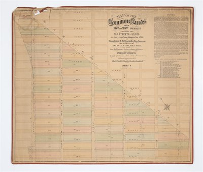 Lot 329 - [MAP - UPPER EAST SIDE] HOLMES, JOHN BUTE. Map...