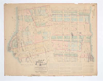 Lot 71 - Holmes' 1887 property map of land in Washington Heights