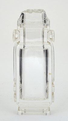 Lot 117 - Chinese Carved Rock Crystal Vase and Cover