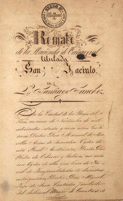 Lot 266 - MANUSCRIPT