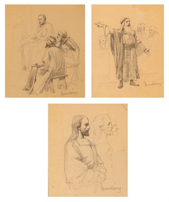 Lot 605 - Mihaly Munkacsy Hungarian, 1844-1900 The...