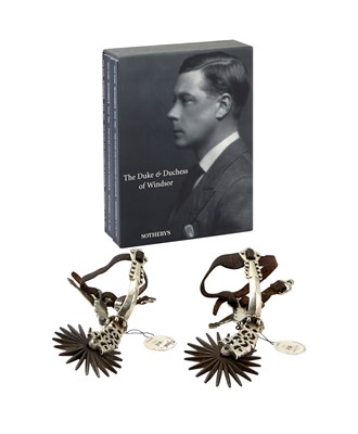 Lot 185 - Pair of Spanish Colonial Silver Spurs, Formerly in the Collection of the Duke and Duchess of Windsor