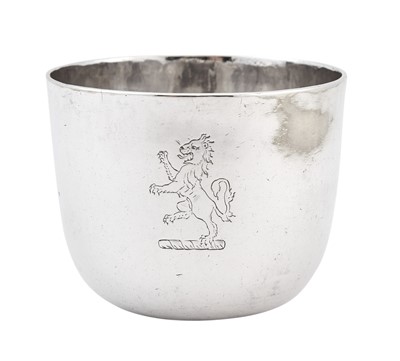 Lot 204 - William III Britannia Silver Tumbler Cup