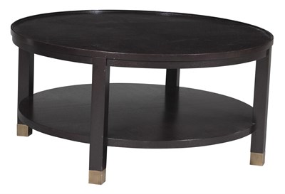 Lot 375 - Peter Marino Designed Dark Stained Wood Low Table