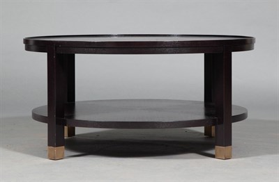Lot 376 - Peter Marino Designed Dark Stained Low Table